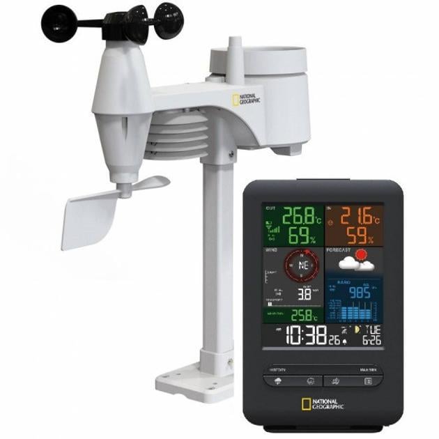 Метеостанция National Geographic Weather Center 5в1 256 colour Black (927576)