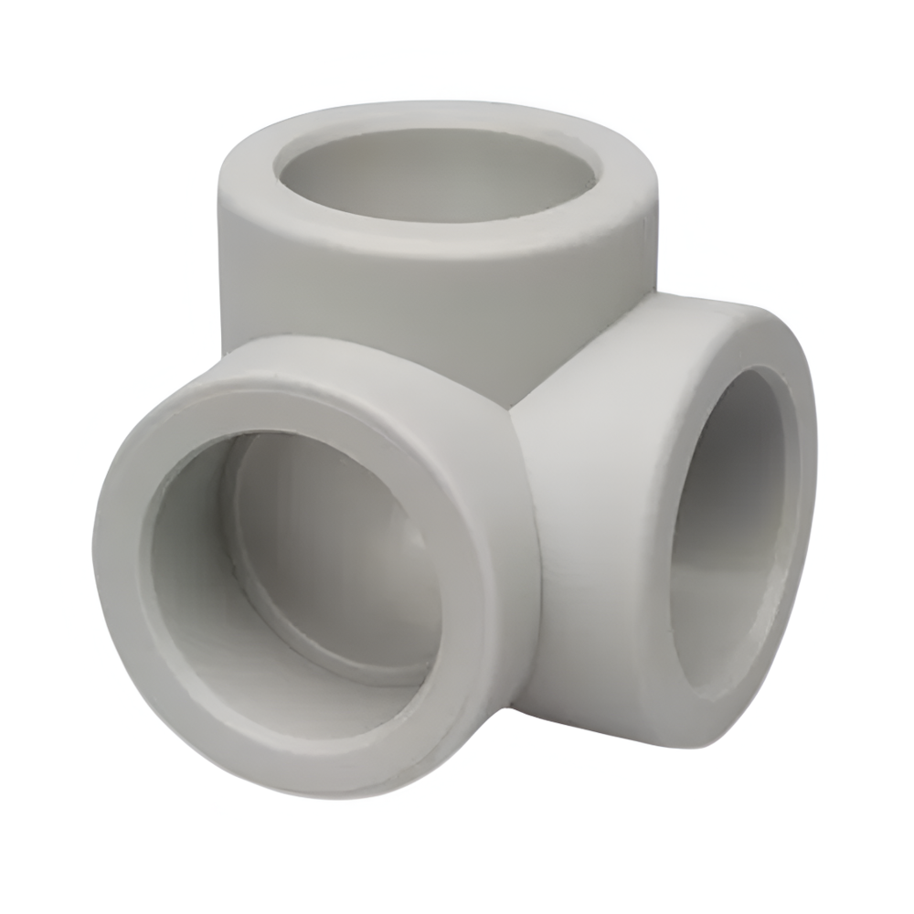 Угольник тройной Ekoplastik 40 мм (UIN-SKOT040XXX)