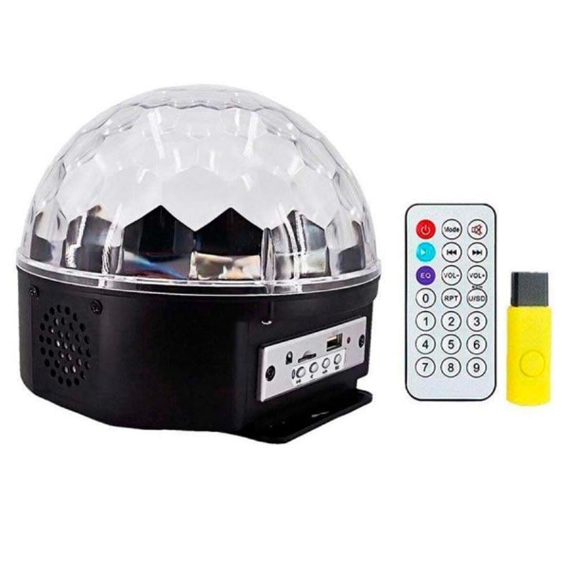 Диско куля світлодіодна Mp3 Led Bluetooth magic ball light