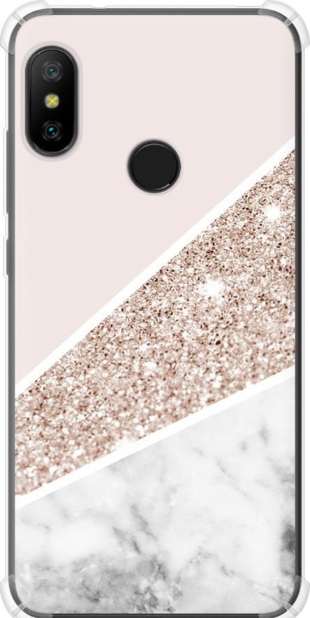 Чехол на Xiaomi Mi A2 Lite Пастельный мрамор (4342sp-1522-42517)
