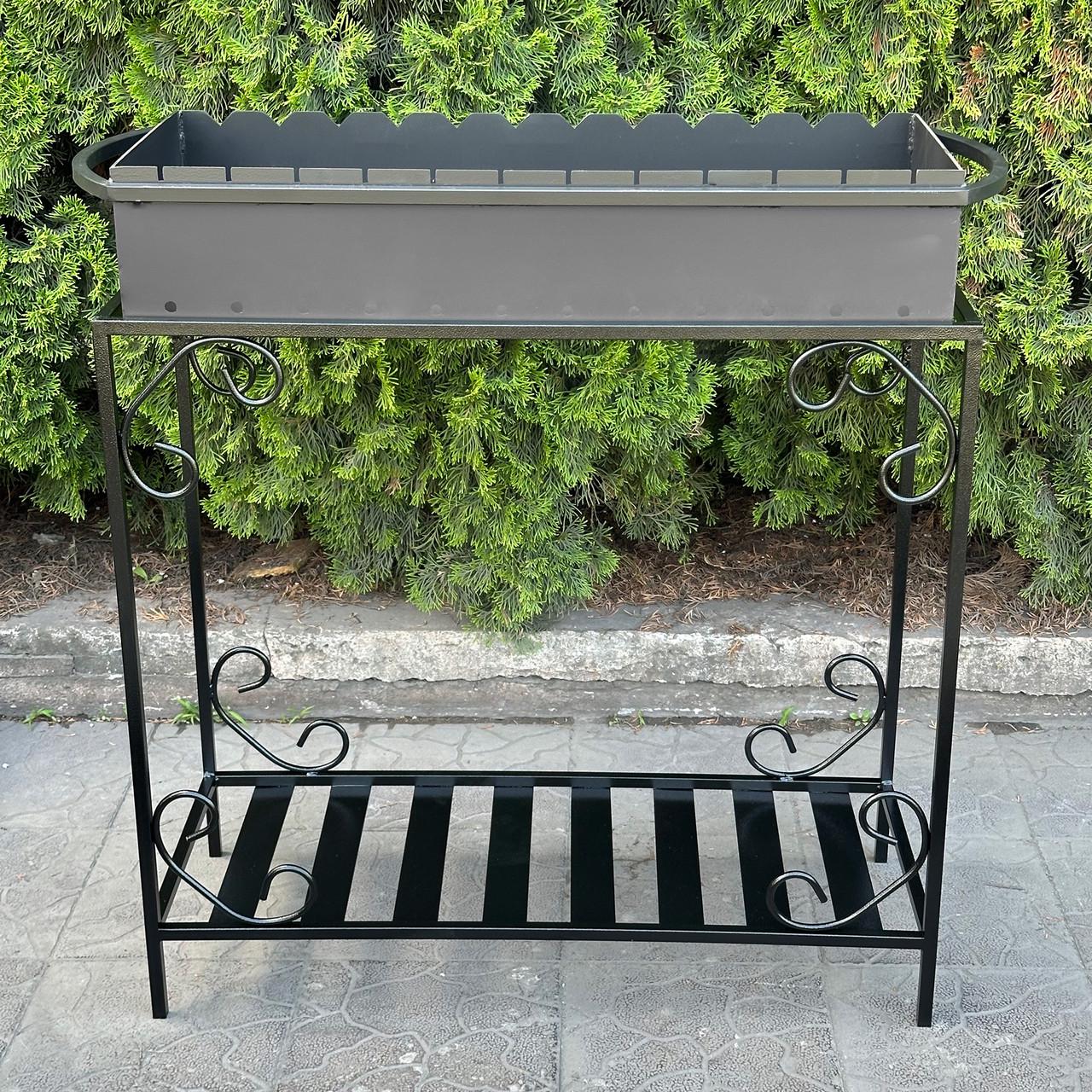 Мангал Mzavod Гефест на дровниці на 12 шампурів 4 мм (1160810526)