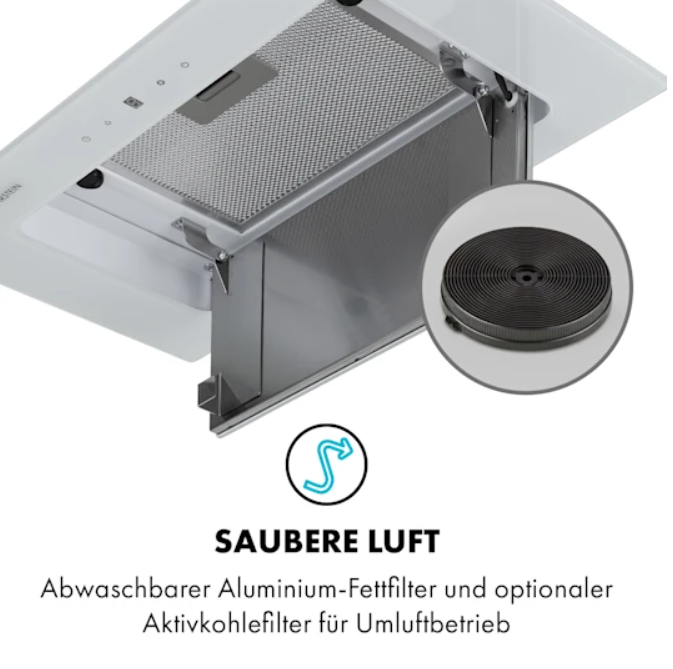 Вентиляторный модуль Klarstein Hektor Brilliant Edition 506 м³/ч 52 см (10035187) - фото 4 Вентиляторный модуль Klarstein Hektor Brilliant Edition 506 м³/ч 52 см (10035187) - фото 4