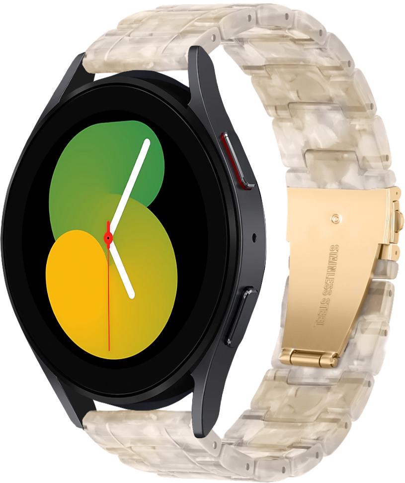 Ремешок из Cмолы Resin для Galaxy Watch 5 40 мм Cream (29596-6E)
