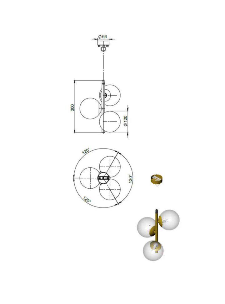 Люстра PikArt Gelder 27x130 см Прозоро-чорний (26245-4) - фото 2 Люстра PikArt Gelder 27x130 см Прозоро-чорний (26245-4) - фото 2