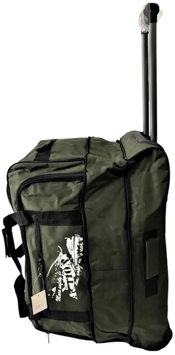 Сумка дорожная большая на трех колесах с регулировкой размера 100 л Хаки (904c)