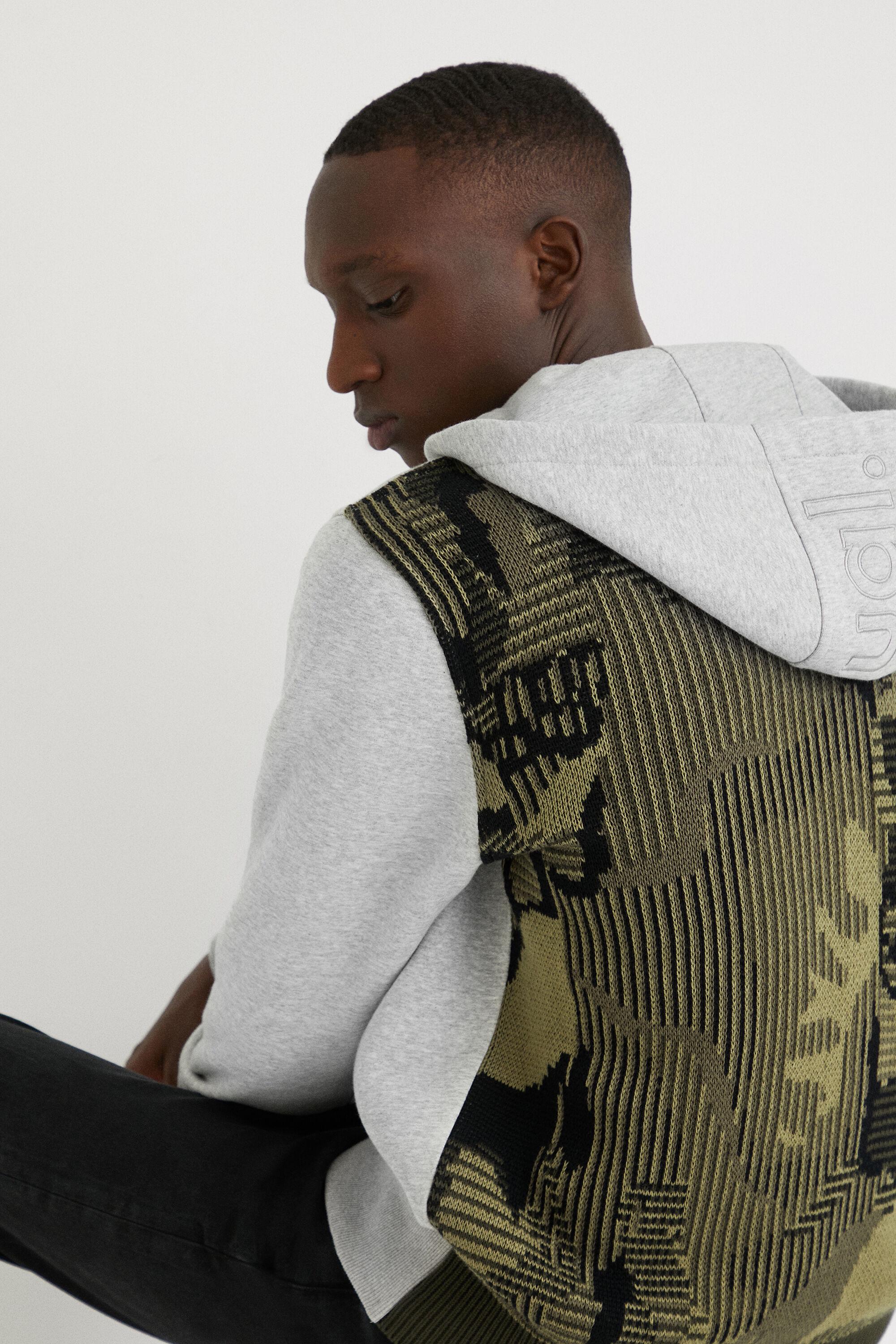 Свитшот мужской Desigual 22smsk03 XL Серый - фото 5