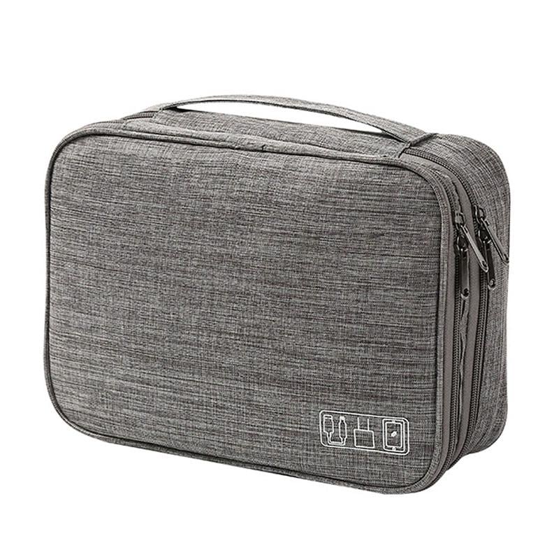 Сумка органайзер Lesko # 082 для кабелів Gray (31457519)