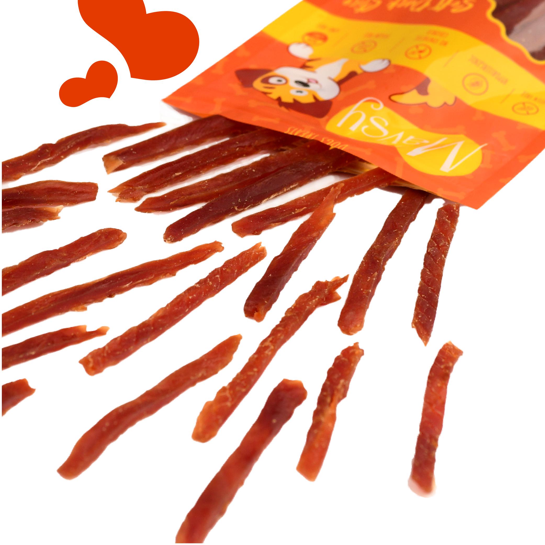 Ласощі для собак MAVSY Soft Duck Slice for dogs Качка по-пекінські 100 г (13501976) - фото 4 Ласощі для собак MAVSY Soft Duck Slice for dogs Качка по-пекінські 100 г (13501976) - фото 4