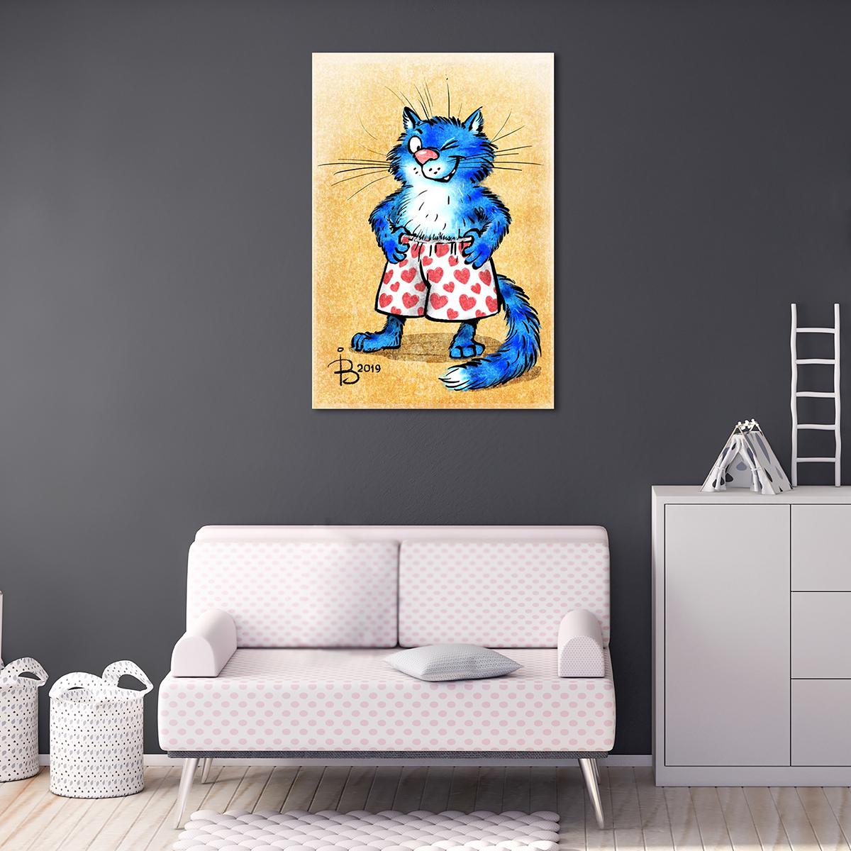 Модульная картина Святой Валентин 1 модуль 60x90 см