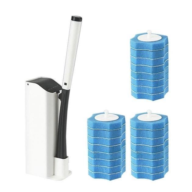 Щетка для уборки ванной MTS clip type removable toilet brush со сменными насадками (17945338)