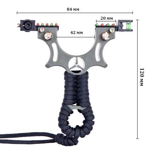 Рогатка с ночным прицелом и уровнем для спорта, технологичная - фото 3