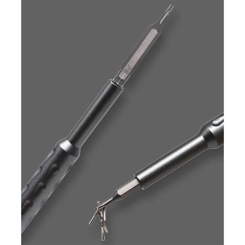 Набор магнитных отверток 128в1 для точных работ с битами из стали S2 Roll-up хранения Gray (110299) - фото 9 Набор магнитных отверток 128в1 для точных работ с битами из стали S2 Roll-up хранения Gray (110299) - фото 9