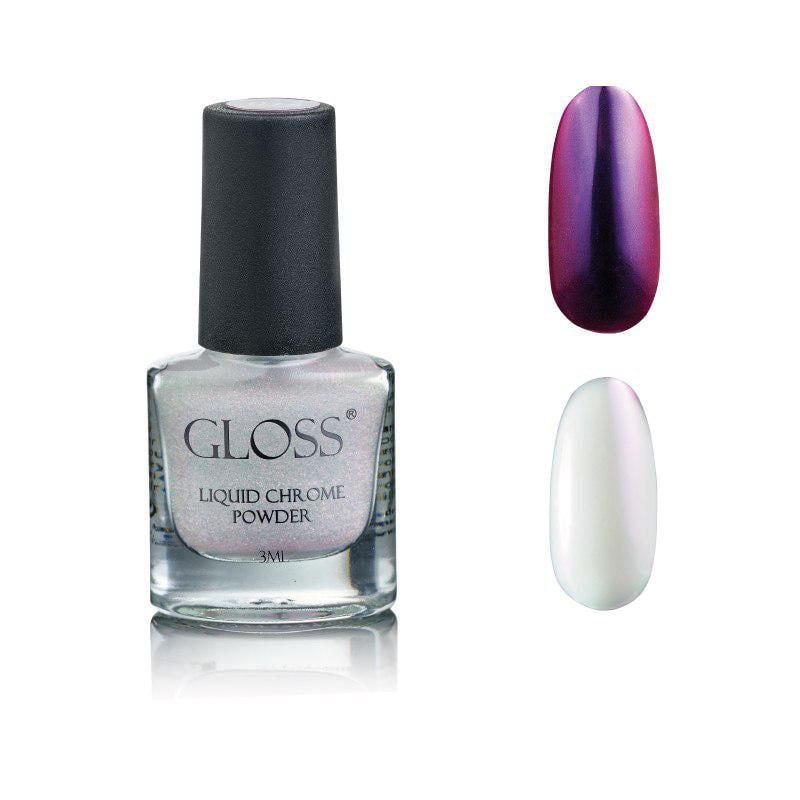 Втирка жидкая Liquid Chrome Powder GLOSS 015 3 мл (682104)