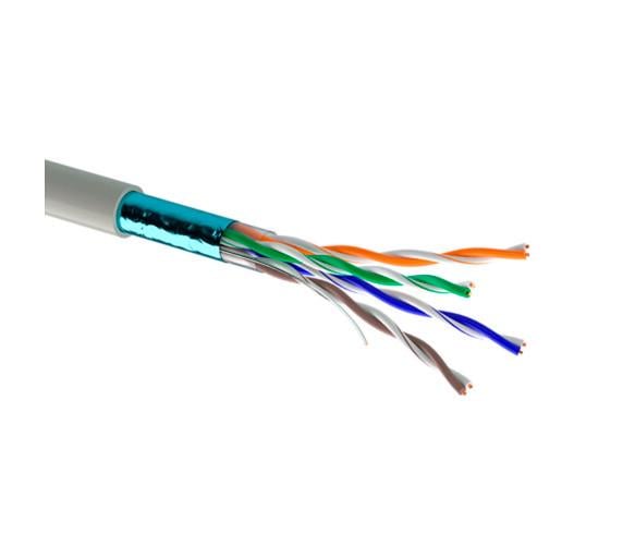 Кабель звита пара Ritar КВПЕ 4х2х0.51 4p 24 AWG FTP CCA біметал внутрішній бухта 305 м Білий (1555241823) Кабель звита пара Ritar КВПЕ 4х2х0.51 4p 24 AWG FTP CCA біметал внутрішній бухта 305 м Білий (1555241823)