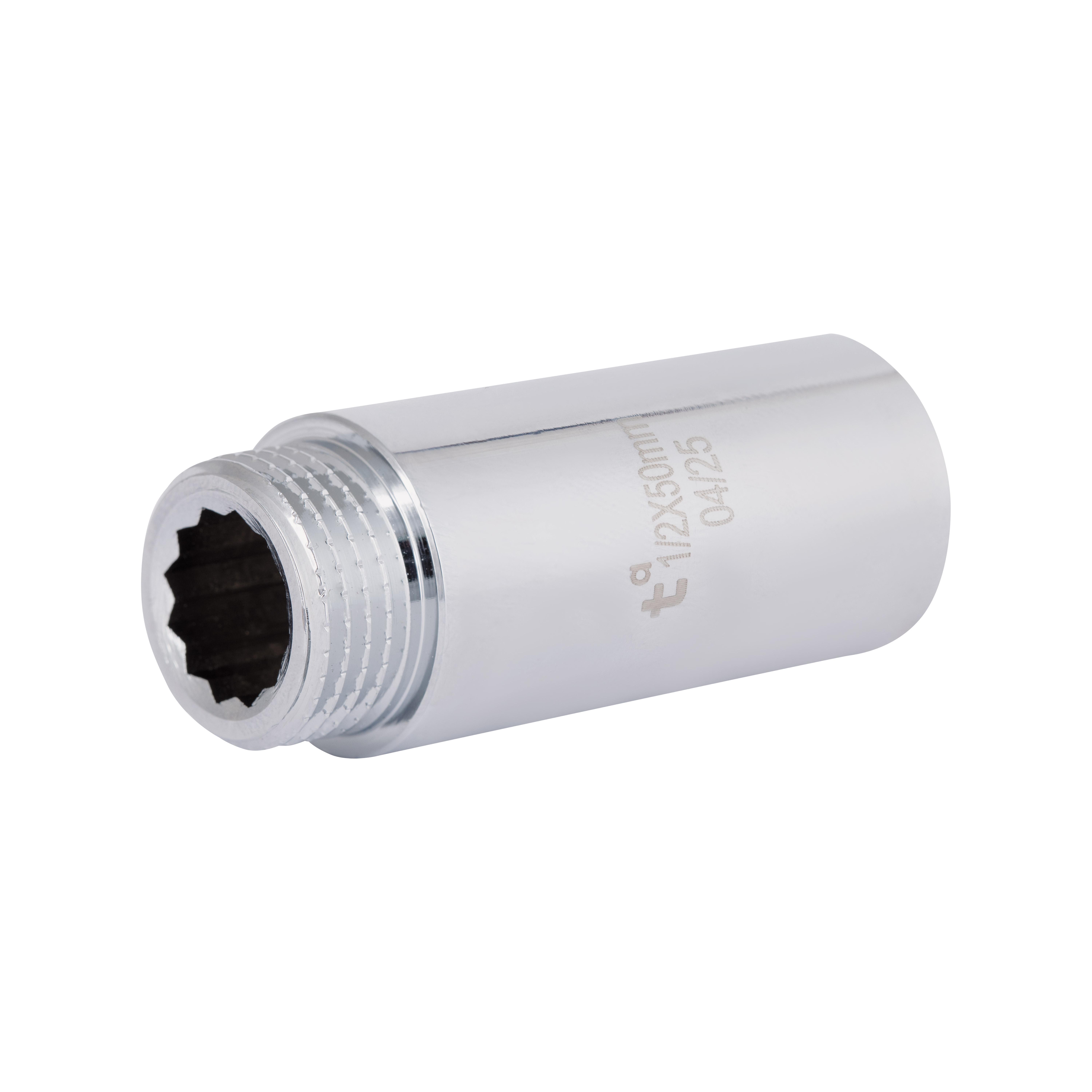 Подовжувач хромований Thermo Alliance Standart 1/2" ВЗ 50 мм для труб (SD1301550) Подовжувач хромований Thermo Alliance Standart 1/2" ВЗ 50 мм для труб (SD1301550)