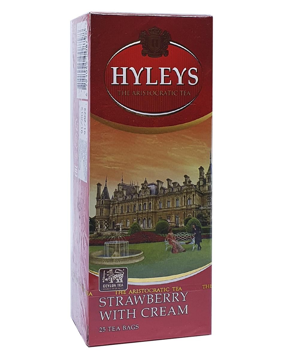 Чай черный Hyleys Клубника со сливками с ароматом клубники 25 шт. х 1,5 г (658)