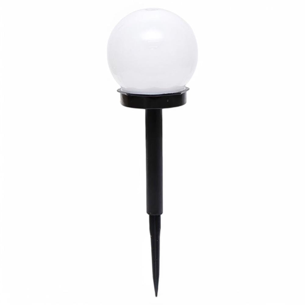 Садовий ліхтар на сонячній батареї 24 см Білий - фото 2