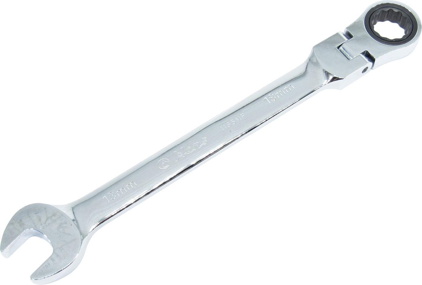Ключ комбинированный Hans с трещоткой и карданом 18 мм (1165FM18)