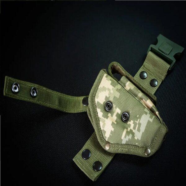 Кобура военная Kirasa на бедро для ПМ KI281 Пиксель (11066466) - фото 6 Кобура военная Kirasa на бедро для ПМ KI281 Пиксель (11066466) - фото 6