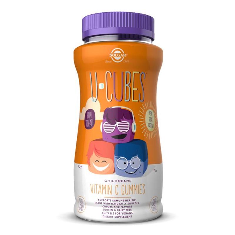 Витамин С для детей Solgar U-Cubes Children's Vitamin C 90 желейок (11776-01)