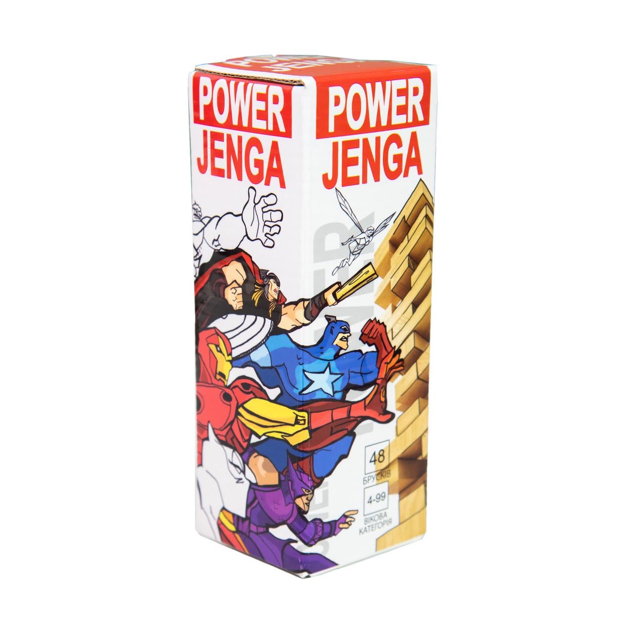 Настільна гра Strateg "Power Jenga" 48 брусків (275)