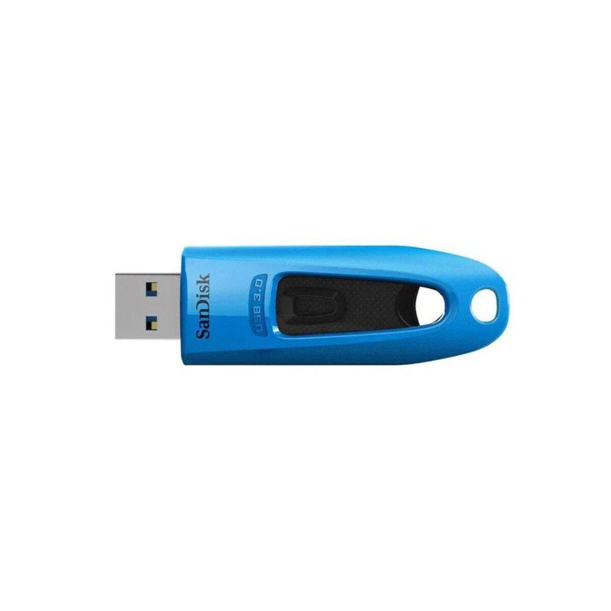 Флэш-память SanDisk Ultra 64Gb USB 3.0 130Mb/s Blue (SDCZ48-064G-U46B)
