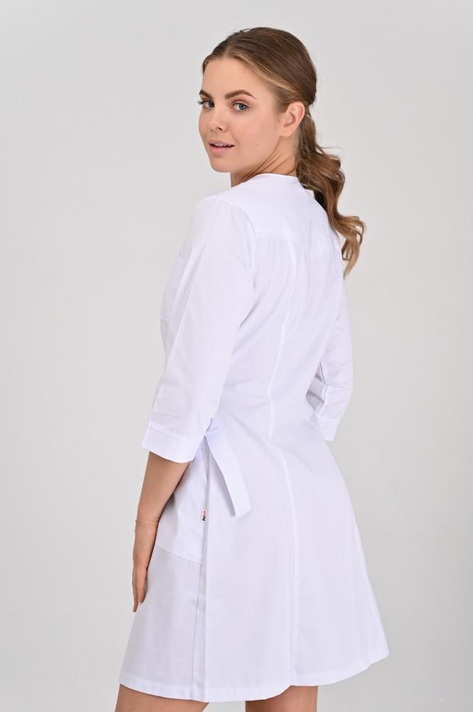 Халат TopLine Каліфорнія рукав 3/4 р. 64 Білий (11934-(64) б.) - фото 3 Халат TopLine Каліфорнія рукав 3/4 р. 64 Білий (11934-(64) б.) - фото 3