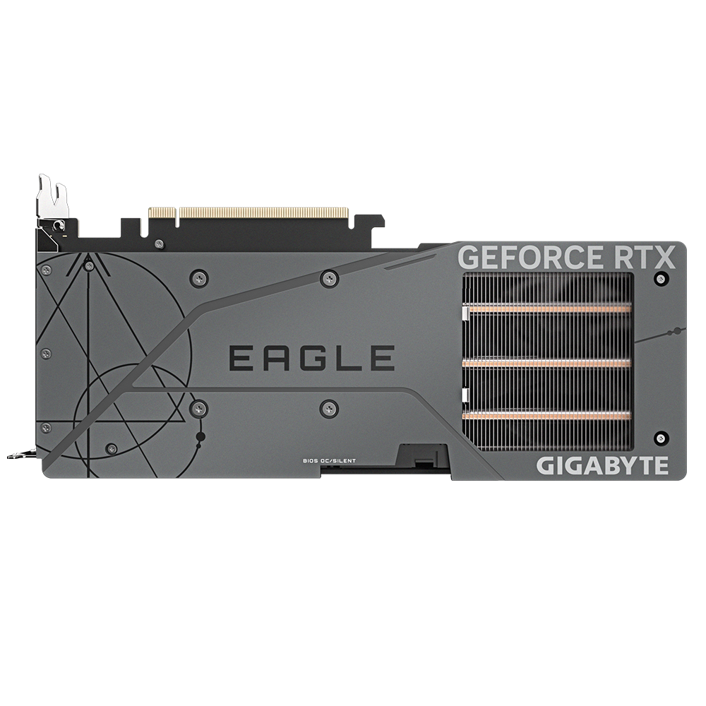 Видеокарта Gigabyte nVidia RTX4060Ti 8 ГБ GDDR6/18000 МГц (GV-N406TEAGLEOC ICE-8GD) - фото 3