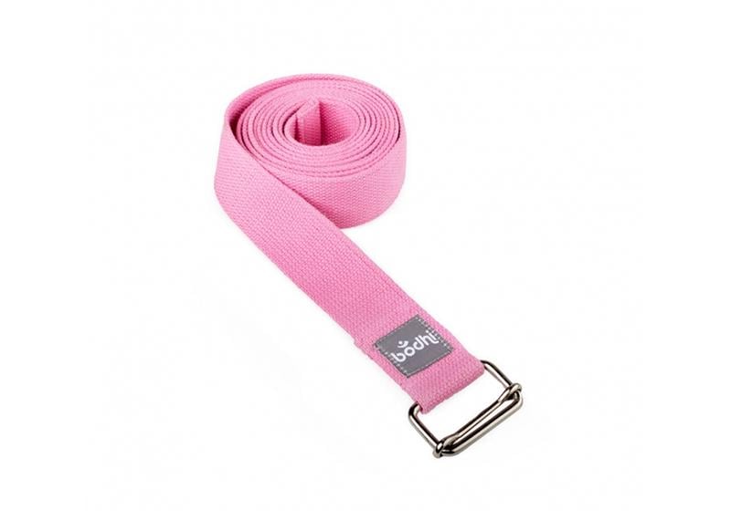 Ремень для йоги Bodhi Asana Belt 250х3,8 см Розовый (2418)