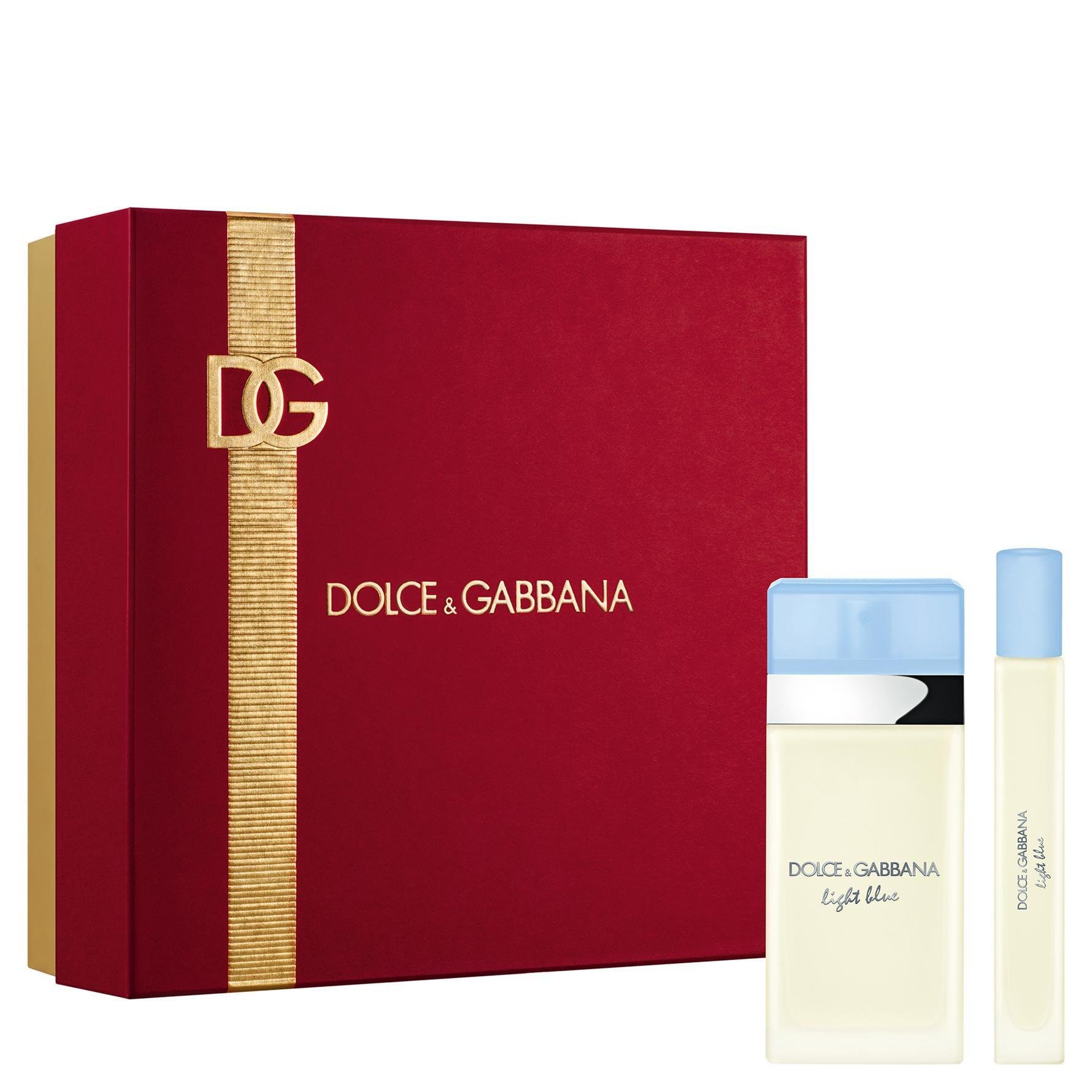 Подарочный набор для женщин Dolce&Gabbana Light Blue туалетная вода 50/10 мл (383985)