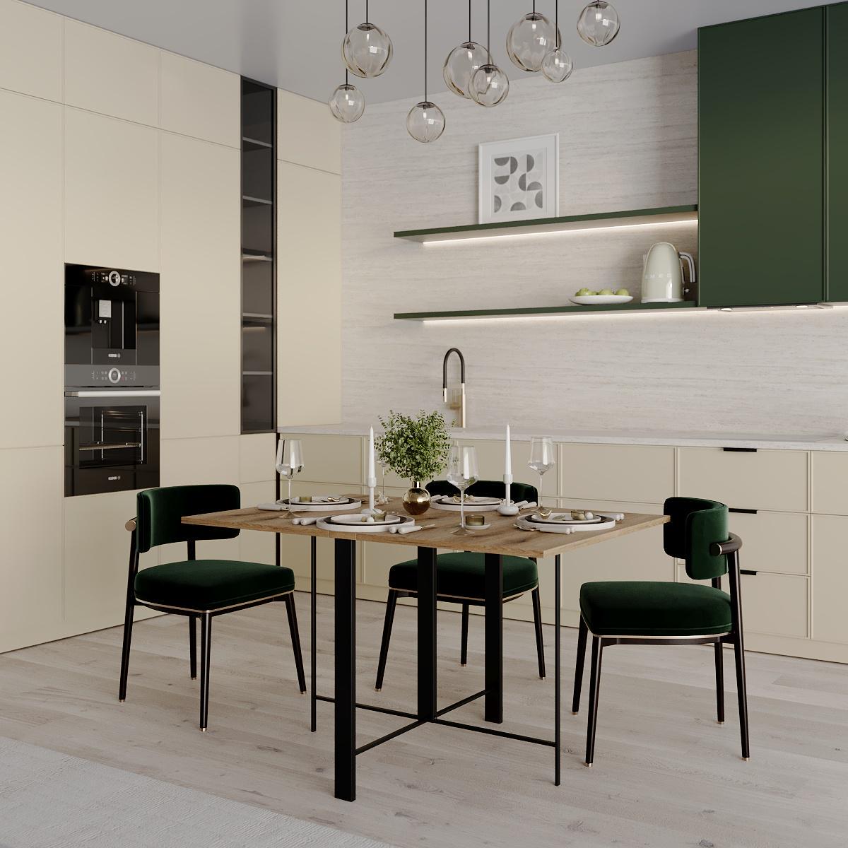 Обідній стіл-трансформер Voody 1300x900x756 мм Дуб Евок/Чорні ніжки (GATB26100000030) - фото 5 Обідній стіл-трансформер Voody 1300x900x756 мм Дуб Евок/Чорні ніжки (GATB26100000030) - фото 5