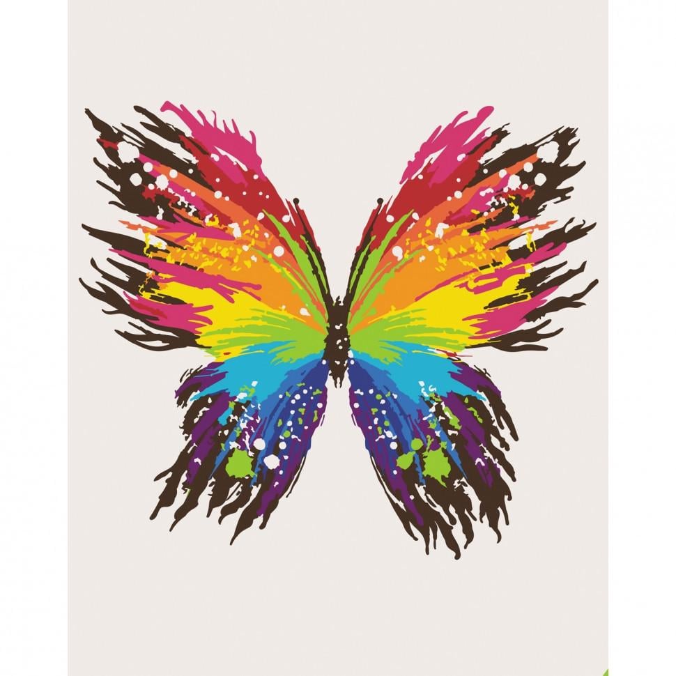Картина по номерам ART CRAFT Цветная бабочка лак 40х50 см (2987253956)
