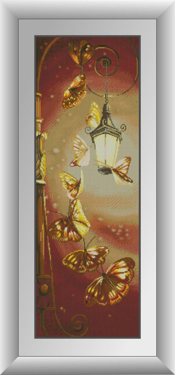 Алмазная мозаика Dream Art Танец бабочек 32x92 см (DA.30307)
