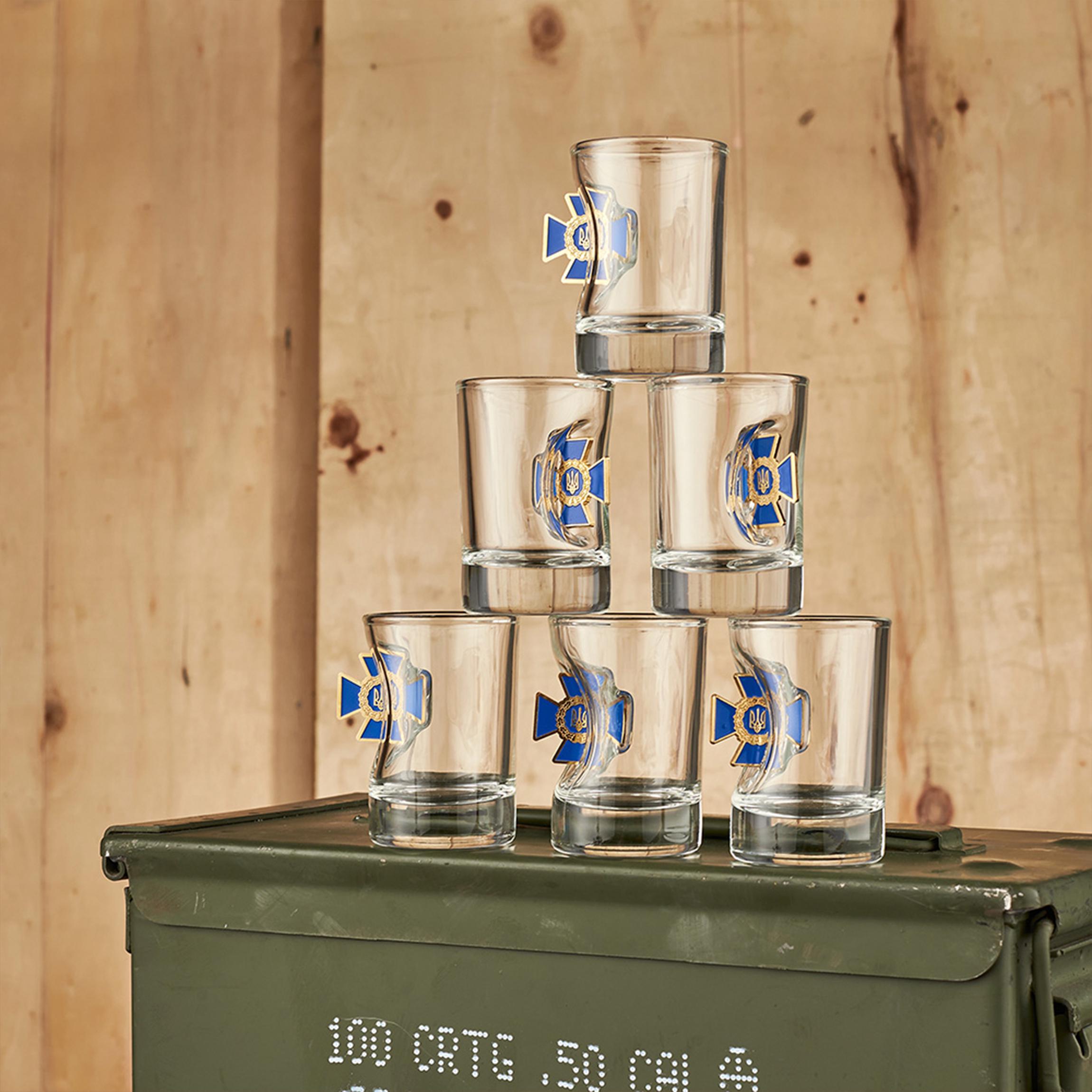 Набор VSKLO БК маленький графин и рюмки СБУ (28918583) - фото 8 Набор VSKLO БК маленький графин и рюмки СБУ (28918583) - фото 8