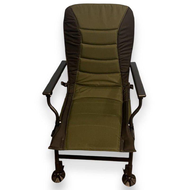 Стілець рибальський розкладний Модель-1 з підлокітниками та регульованими ніжками (8354-1) - фото 5