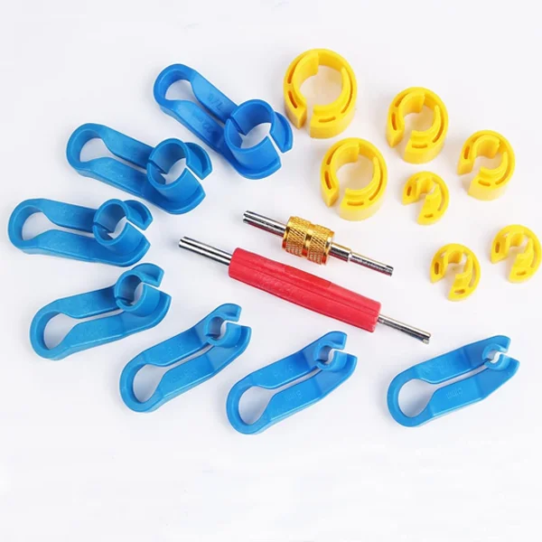 Інструменти для від'єднання труб кондиціонера авто J00142 14 знімачів та 2 викрутки в кейсі - фото 4 Інструменти для від'єднання труб кондиціонера авто J00142 14 знімачів та 2 викрутки в кейсі - фото 4