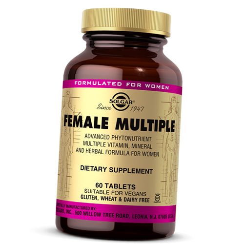 Витамины для женщин Solgar Female Multiple 60 табл. (36313012)
