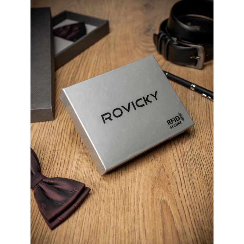 Портмоне мужское кожаное ROVICKY PC-106L-BAR BLACK - фото 6