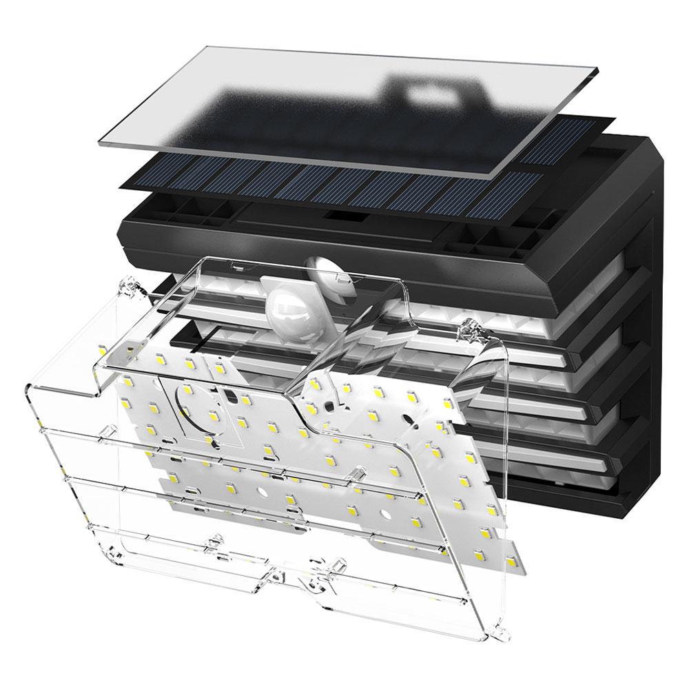 Лампа світлодіодна Baseus Energy Collection Series Solar Energy Human Body Induction вулична 2 шт. Чорний (abde9362) - фото 4