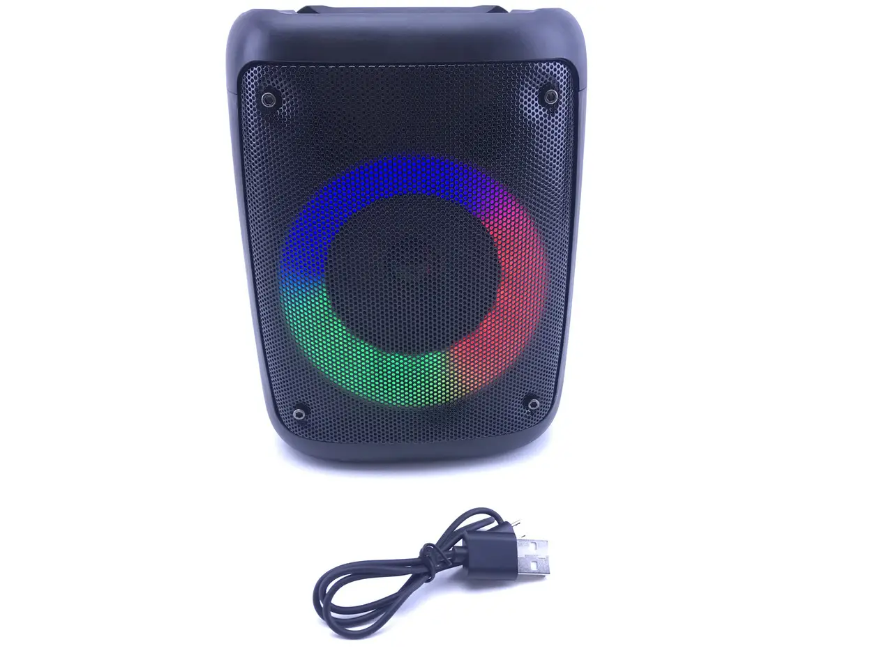 Музыкальная портативная колонка Bluetooth AM-302 с LED (1645016159) Музыкальная портативная колонка Bluetooth AM-302 с LED (1645016159)