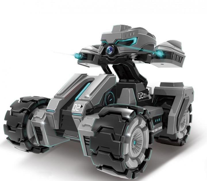 Іграшка на радіокеруванні DWI SPY-CAR іграшковий джип-робот с WiFi камерою API FPV Сірий (SUN3462)