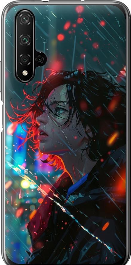 Чехол на Huawei Honor 20 Ночные огни (6096t-1697-42517)