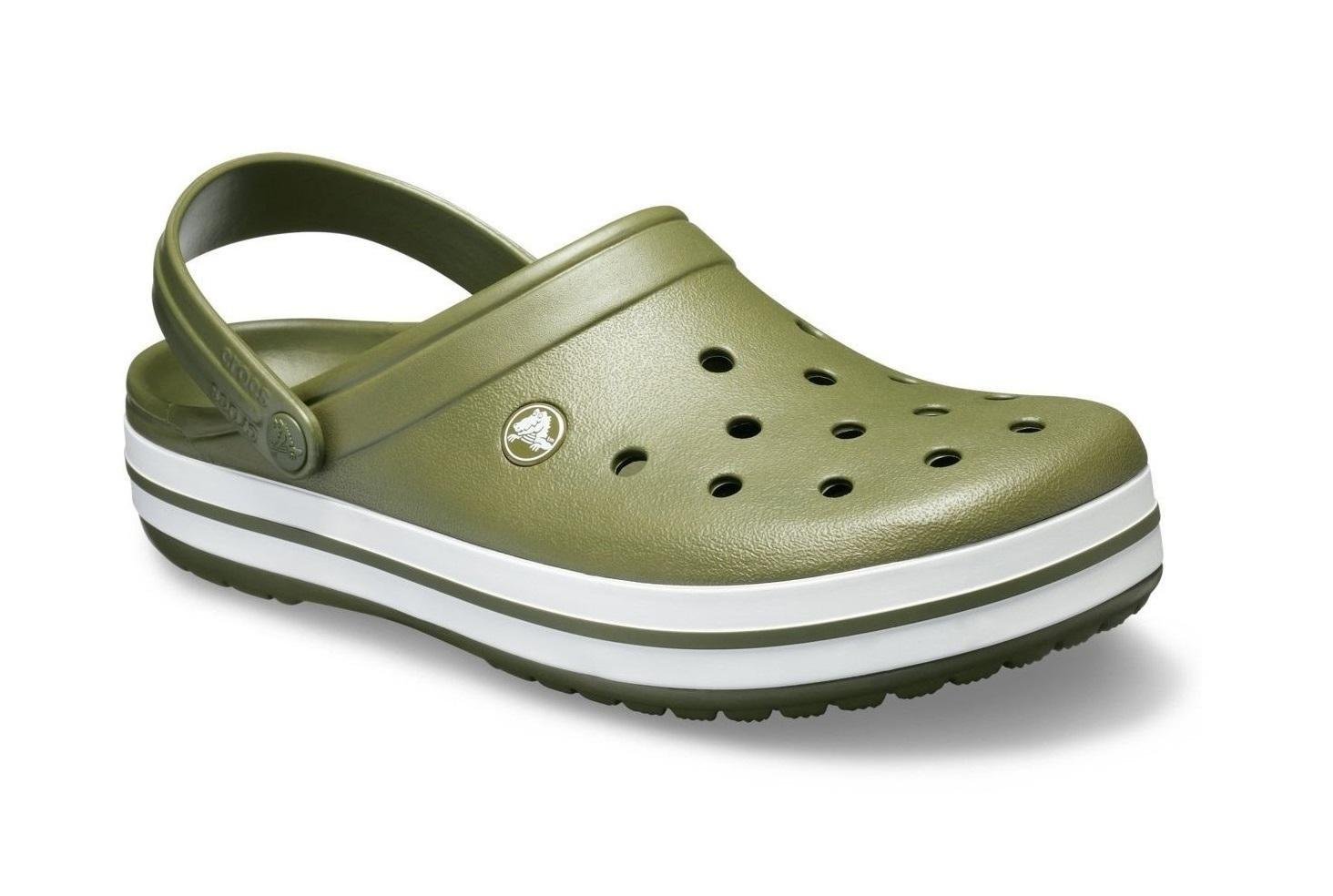 Сабо Crocs Crocband Clog M8W10 р. 41 26,5 см Army Green (11016) - фото 2 Сабо Crocs Crocband Clog M8W10 р. 41 26,5 см Army Green (11016) - фото 2