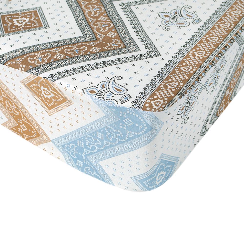 Простыня Iris Home ранфорс Dortha 160х200+25 на резинке (9414633)