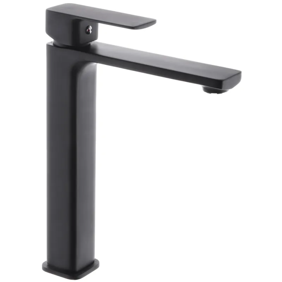 Смеситель для умывальника однорычажный Haiba Kubus 001 Black (HB3929)