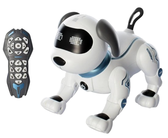Робот-собака интерактивная танцующая с подсветкой и управлением RC 0004 (26557276)