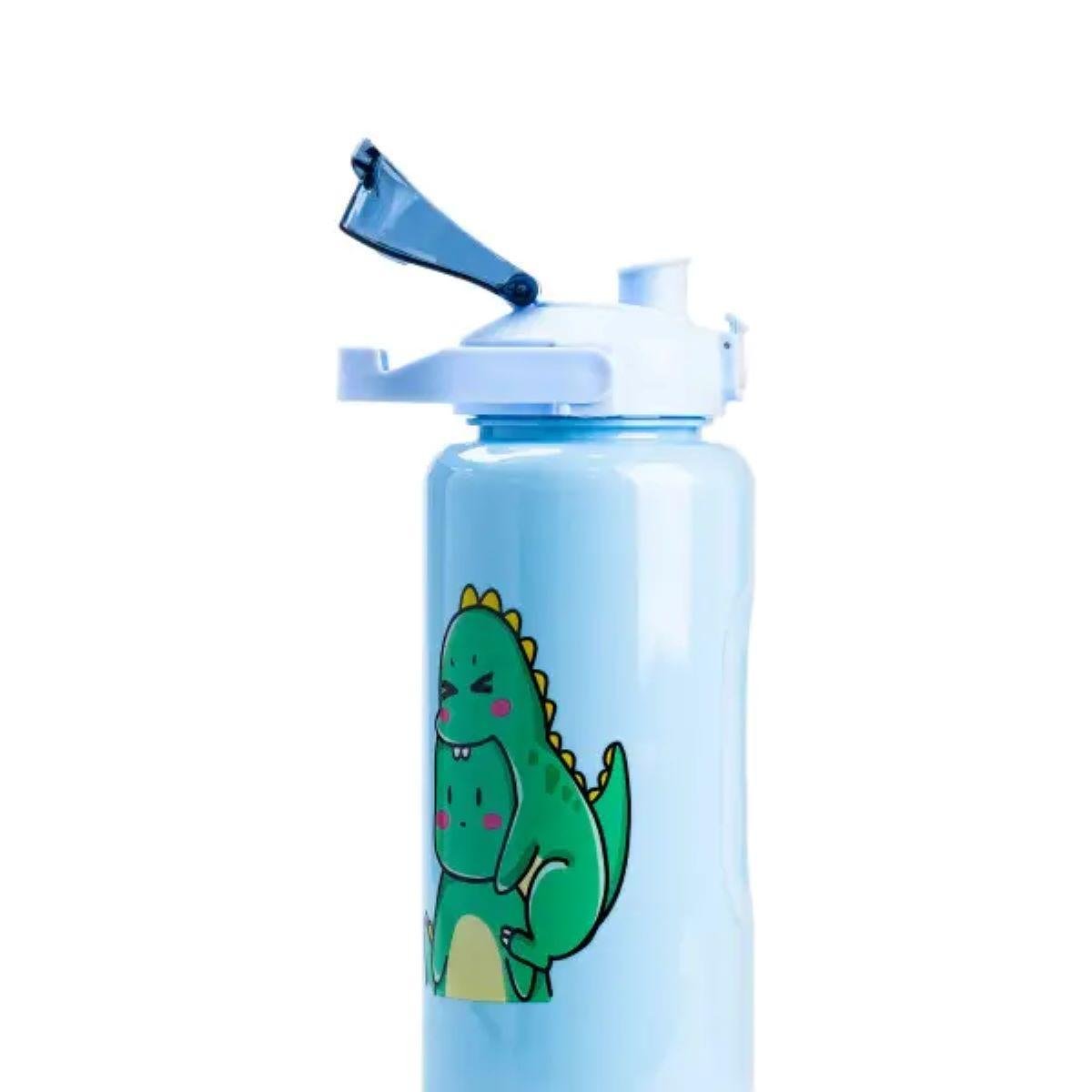 Набір багаторазових пляшок 3в1 Дракоша 0,3 л/0,7 л/2 л Синій (HPZSB120013BL) - фото 3 Набір багаторазових пляшок 3в1 Дракоша 0,3 л/0,7 л/2 л Синій (HPZSB120013BL) - фото 3