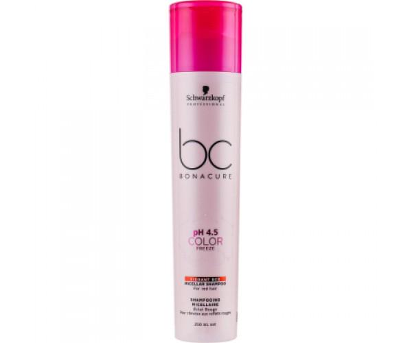 Шампунь Schwarzkopf Professional BC Bonacure pH 4.5 Color Freeze Vibrant Red Micellar 250 мл (4045787430271)