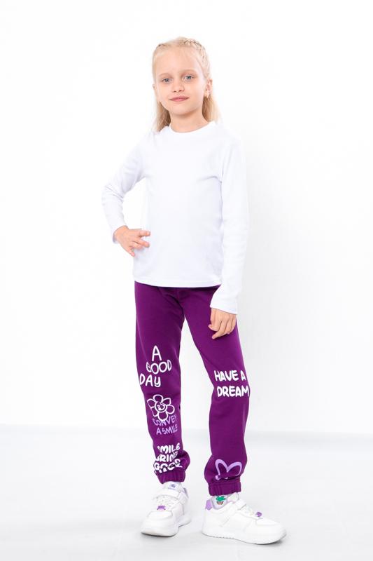 Штани для дівчинки Носи Своє 134 см Бузковий (6155-023-33-3)