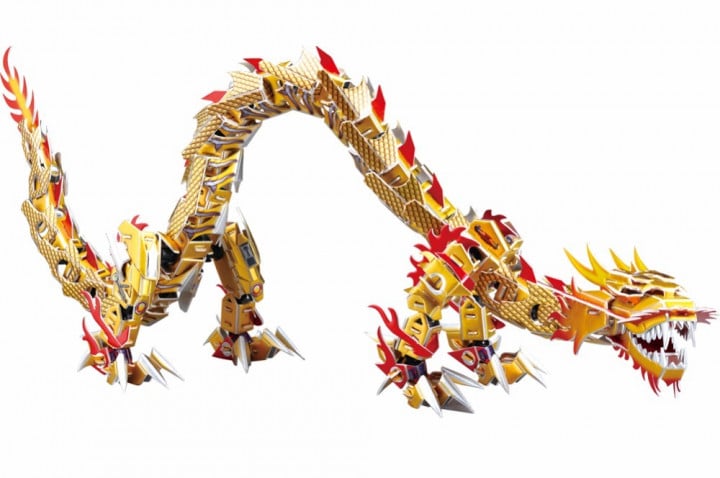 3D Пазл Zalipoo King Kong Китайский дракон (D-004)